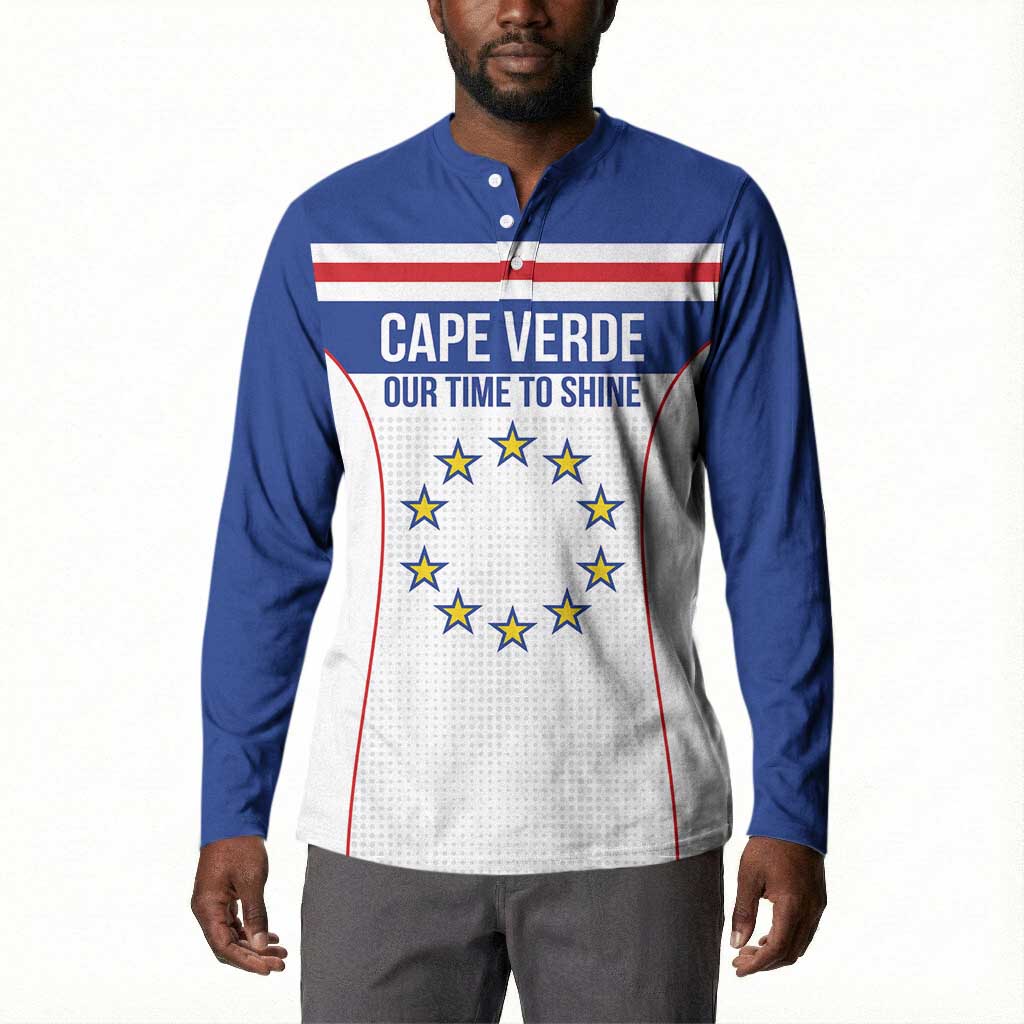 Custom Cape Verde Pride Button Sweatshirt Blue Sharks Rising