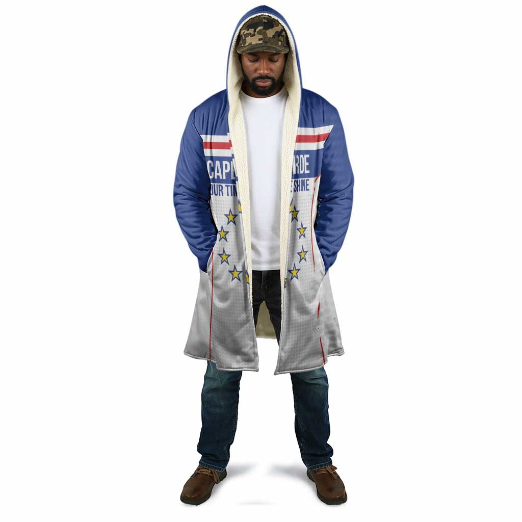Custom Cape Verde Pride Cloak Blue Sharks Rising