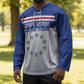Custom Cape Verde Pride Hockey Jersey Blue Sharks Rising
