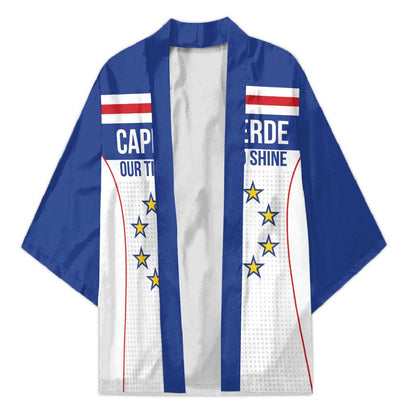 Custom Cape Verde Pride Kimono Blue Sharks Rising