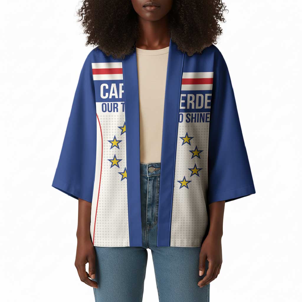 Custom Cape Verde Pride Kimono Blue Sharks Rising