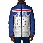 Custom Cape Verde Pride Padded Jacket Blue Sharks Rising