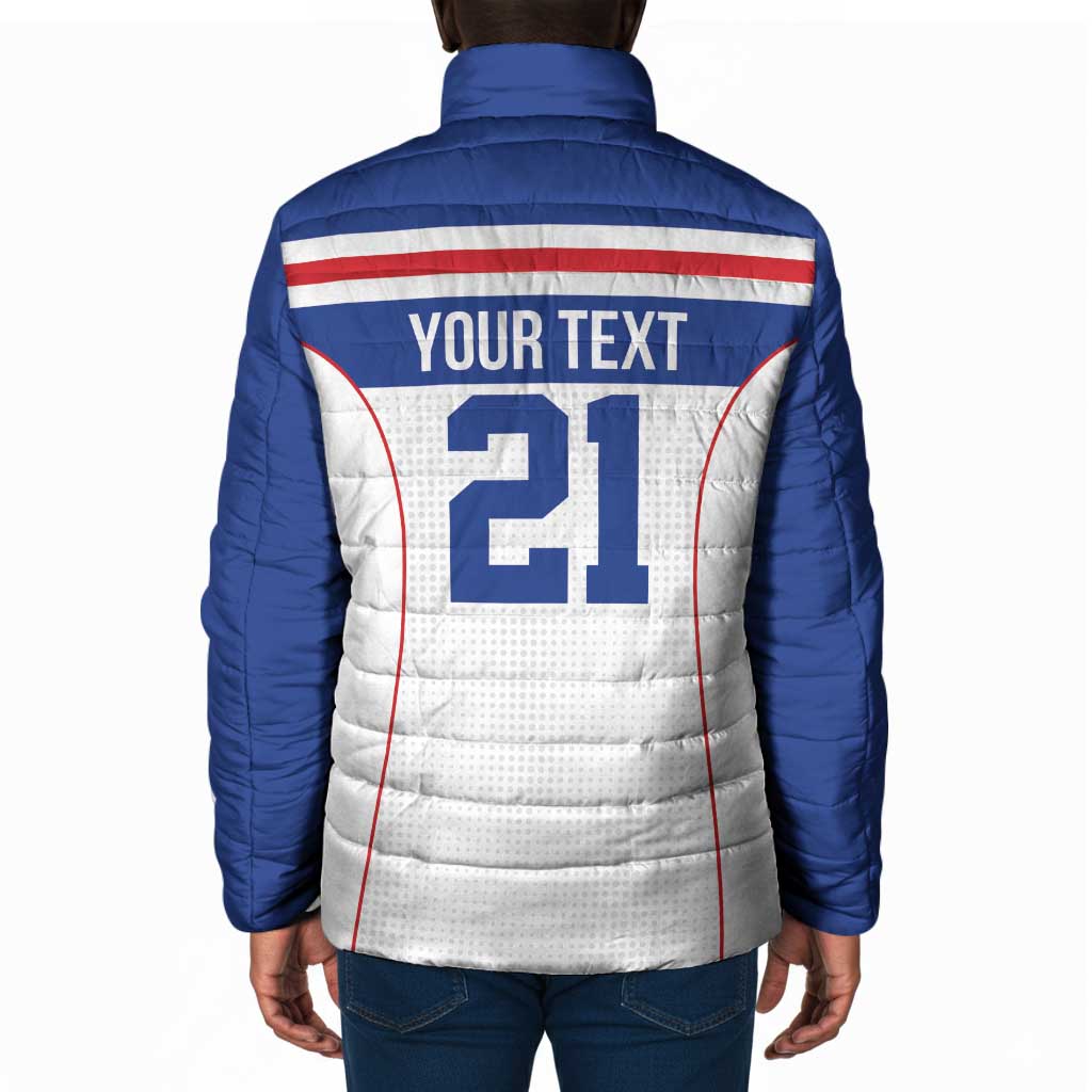 Custom Cape Verde Pride Padded Jacket Blue Sharks Rising