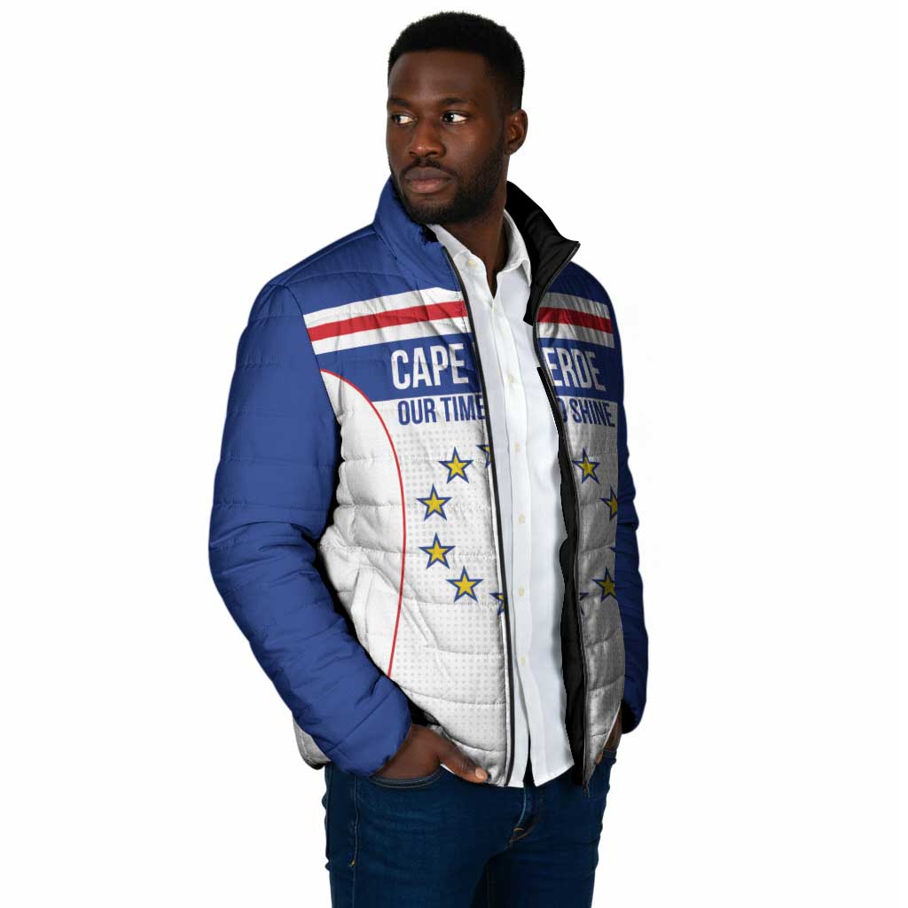 Custom Cape Verde Pride Padded Jacket Blue Sharks Rising