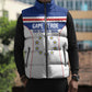 Custom Cape Verde Pride Sleeveless Puffer Jacket Blue Sharks Rising