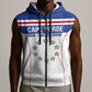 Custom Cape Verde Pride Sleeveless Zip Hoodie Blue Sharks Rising - African Pride