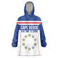 Custom Cape Verde Pride Wearable Blanket Hoodie Blue Sharks Rising - African Pride