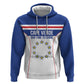 Custom Cape Verde Pride Zip Hoodie Blue Sharks Rising - African Pride