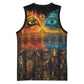 Eye of Ra and Eye of Horus Basketball Jersey Power and Magic Ancient Egyptian Mythology LT9