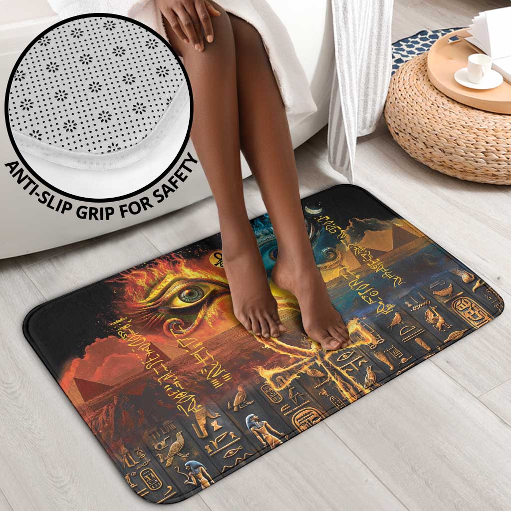 Eye of Ra and Eye of Horus Bathroom Set Power and Magic Ancient Egyptian Mythology