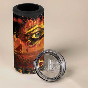 Eye of Ra and Eye of Horus 4 in 1 Can Cooler Tumbler Power and Magic Ancient Egyptian Mythology