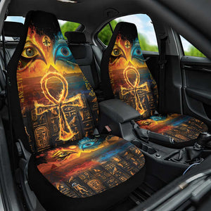 Eye of Ra and Eye of Horus Car Seat Cover Power and Magic Ancient Egyptian Mythology