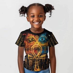 Eye of Ra and Eye of Horus Kid T shirt Power and Magic Ancient Egyptian Mythology