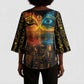 Eye of Ra and Eye of Horus Kimono Sleeve Blouse Power and Magic Ancient Egyptian Mythology