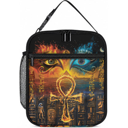 Eye of Ra and Eye of Horus Lunch Bag Power and Magic Ancient Egyptian Mythology