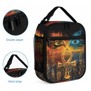 Eye of Ra and Eye of Horus Lunch Bag Power and Magic Ancient Egyptian Mythology