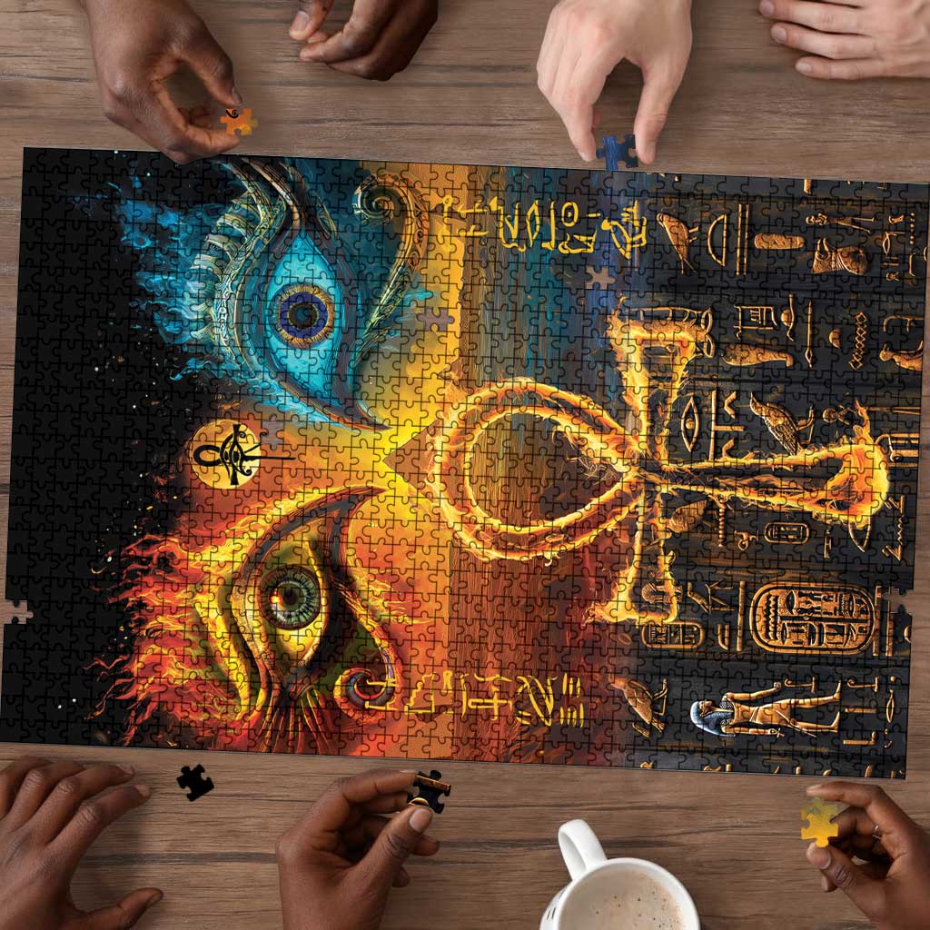 Eye of Ra and Eye of Horus Puzzle Power and Magic Ancient Egyptian Mythology