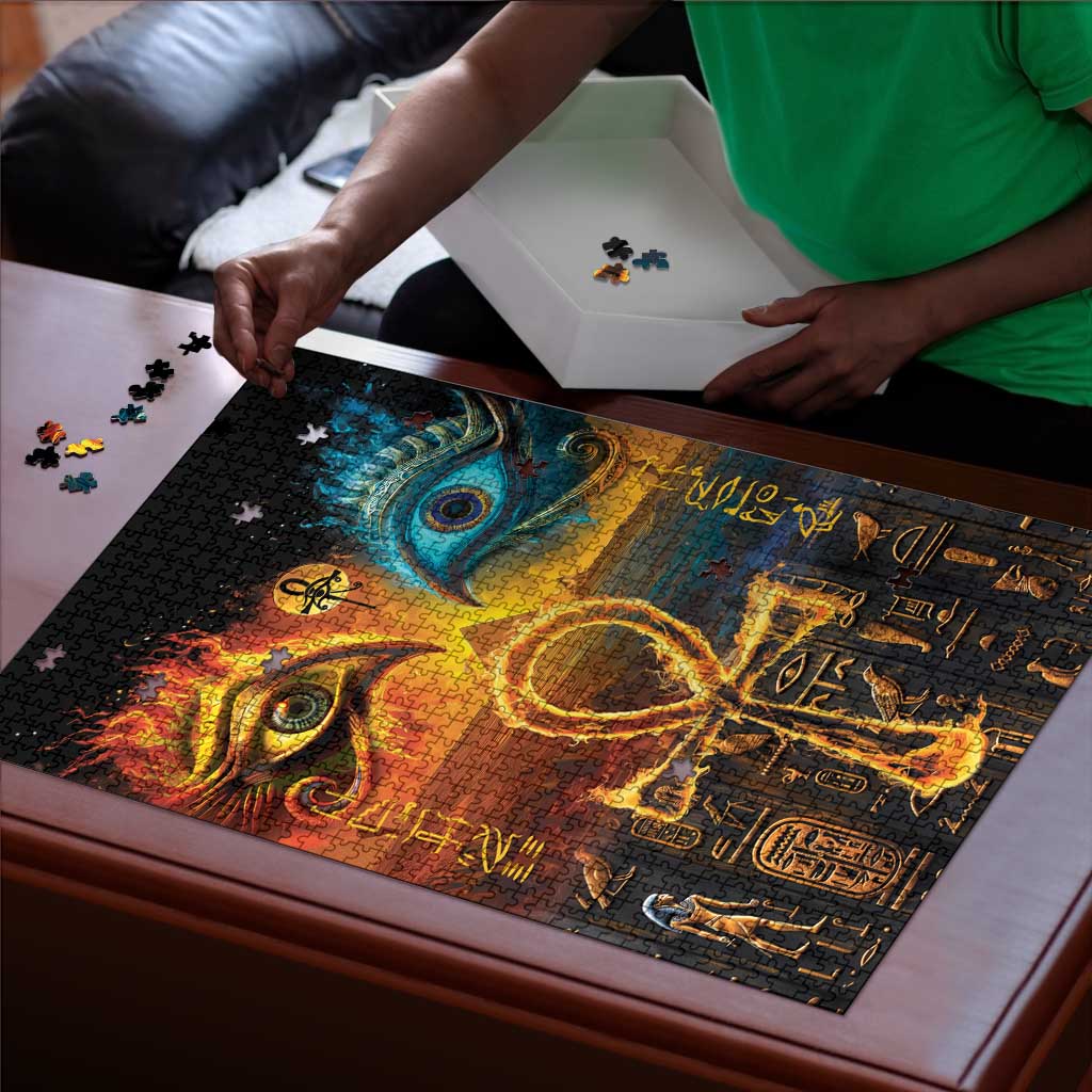 Eye of Ra and Eye of Horus Puzzle Power and Magic Ancient Egyptian Mythology