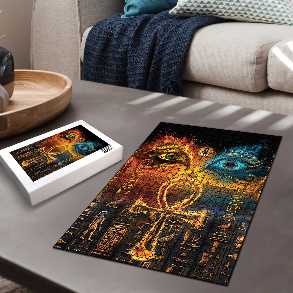 Eye of Ra and Eye of Horus Puzzle Power and Magic Ancient Egyptian Mythology