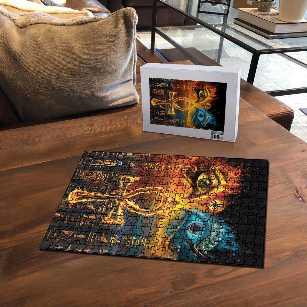 Eye of Ra and Eye of Horus Puzzle Power and Magic Ancient Egyptian Mythology