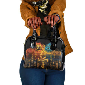 Eye of Ra and Eye of Horus Shoulder Handbag Power and Magic Ancient Egyptian Mythology