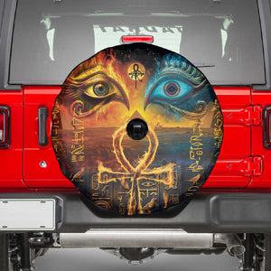 Eye of Ra and Eye of Horus Spare Tire Cover Power and Magic Ancient Egyptian Mythology