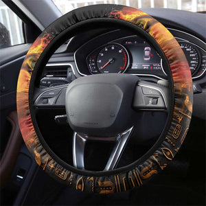 Eye of Ra and Eye of Horus Steering Wheel Cover Power and Magic Ancient Egyptian Mythology