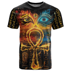 Eye of Ra and Eye of Horus T shirt Power and Magic Ancient Egyptian Mythology