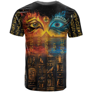 Eye of Ra and Eye of Horus T shirt Power and Magic Ancient Egyptian Mythology