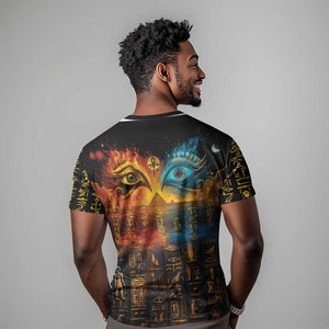 Eye of Ra and Eye of Horus T shirt Power and Magic Ancient Egyptian Mythology