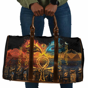 Eye of Ra and Eye of Horus Travel Bag Power and Magic Ancient Egyptian Mythology