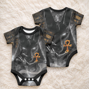 Mythical Anubis Baby Onesie The Egyptian God of Death