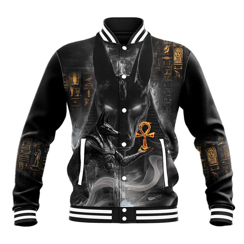 Mythical Anubis Baseball Jacket The Egyptian God of Death