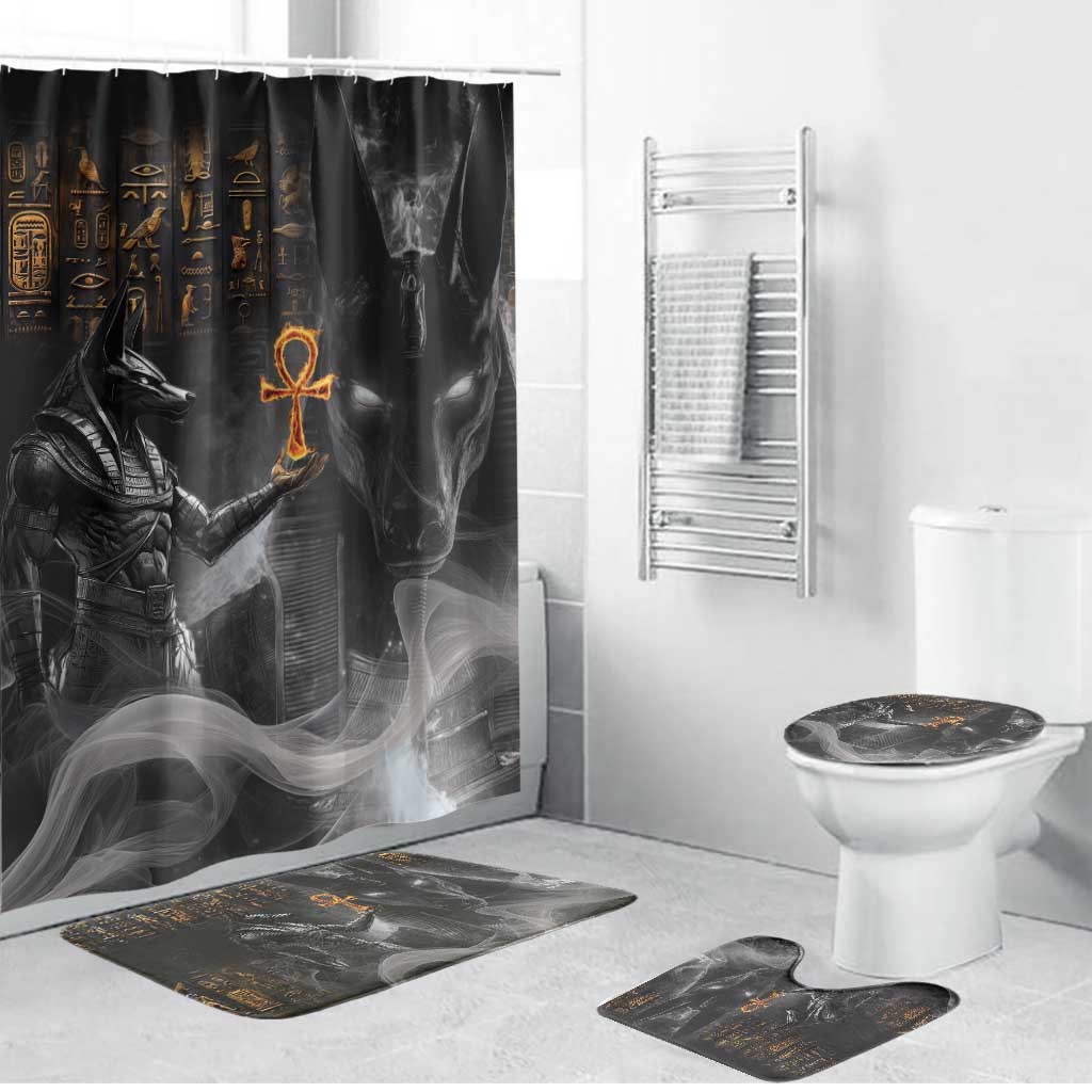 Mythical Anubis Bathroom Set The Egyptian God of Death