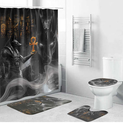 Mythical Anubis Bathroom Set The Egyptian God of Death