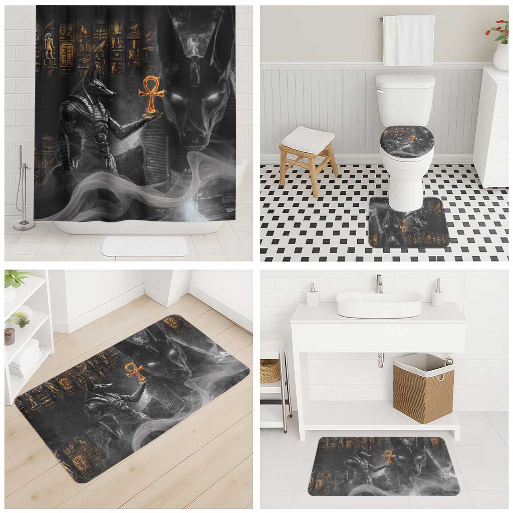 Mythical Anubis Bathroom Set The Egyptian God of Death