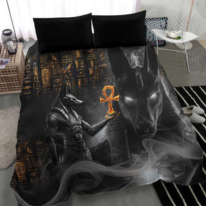 Mythical Anubis Bedding Set The Egyptian God of Death