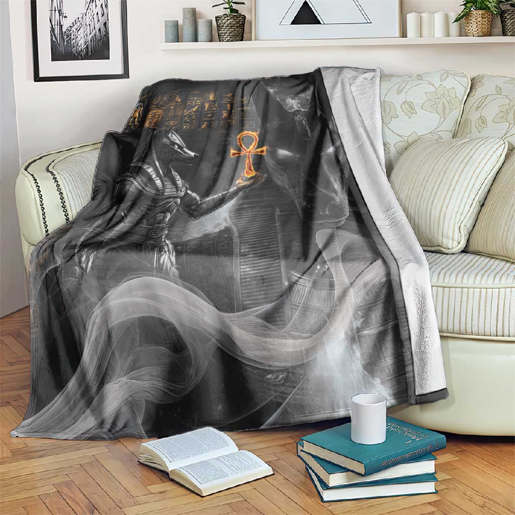 Mythical Anubis Blanket The Egyptian God of Death