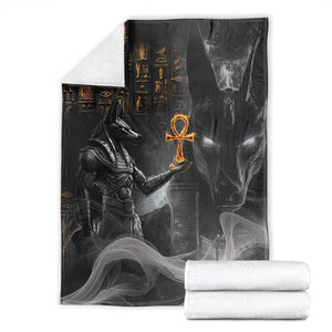 Mythical Anubis Blanket The Egyptian God of Death