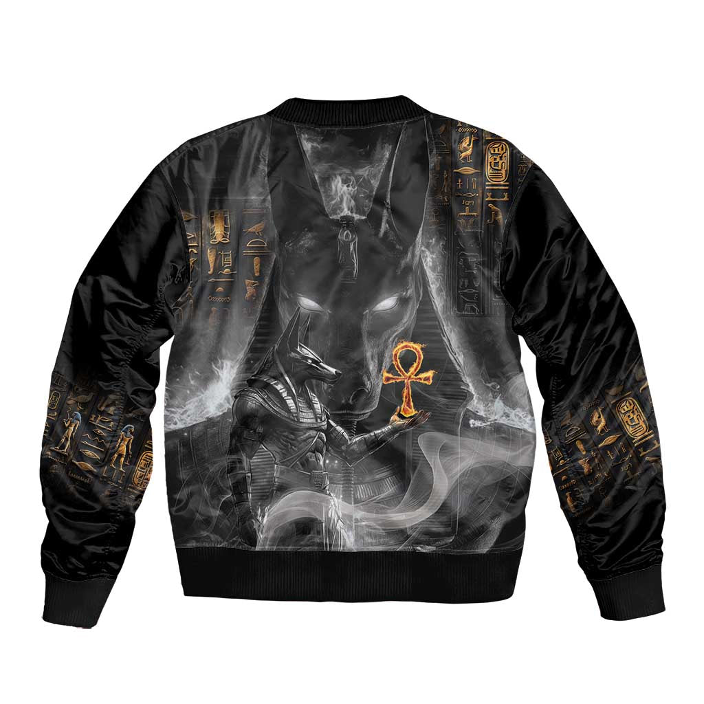 Mythical Anubis Bomber Jacket The Egyptian God of Death