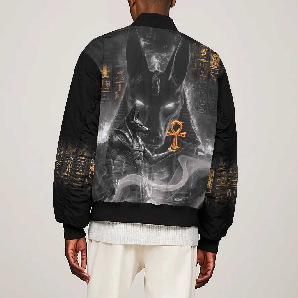 Mythical Anubis Bomber Jacket The Egyptian God of Death