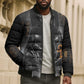 Mythical Anubis Bomber Puffer Jacket The Egyptian God of Death
