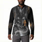 Mythical Anubis Button Sweatshirt The Egyptian God of Death
