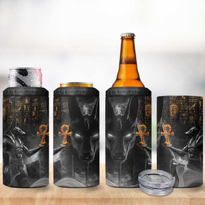 Mythical Anubis 4 in 1 Can Cooler Tumbler The Egyptian God of Death