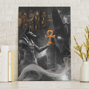 Mythical Anubis Canvas Wall Art The Egyptian God of Death