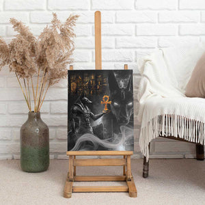 Mythical Anubis Canvas Wall Art The Egyptian God of Death