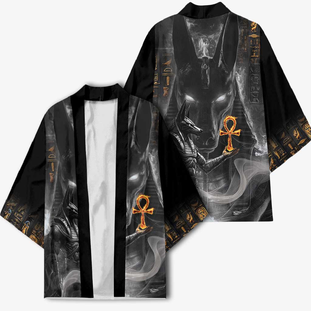 Mythical Anubis Kimono The Egyptian God of Death