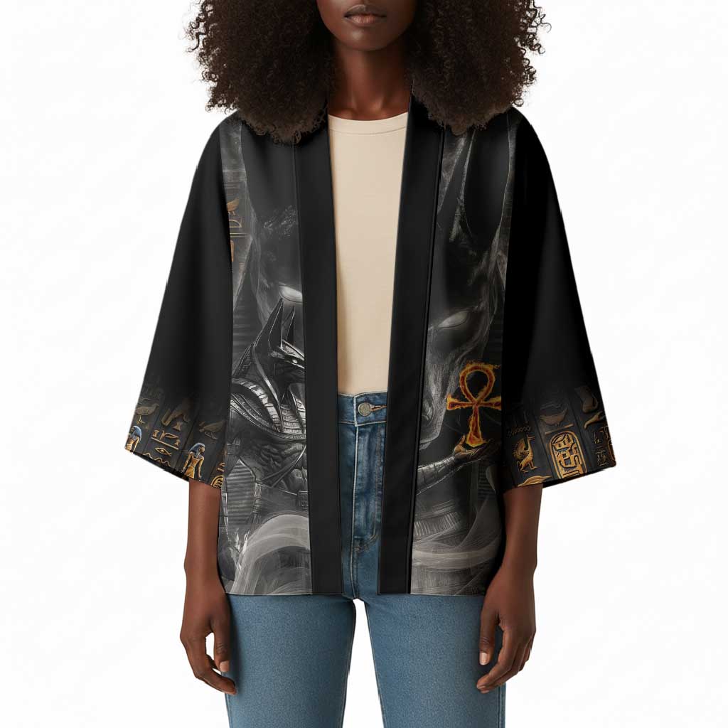 Mythical Anubis Kimono The Egyptian God of Death