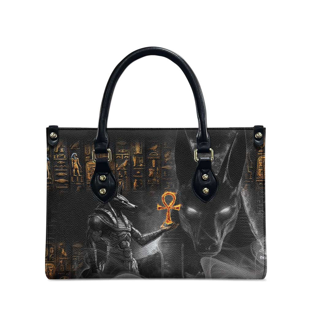 Mythical Anubis Leather Bag The Egyptian God of Death