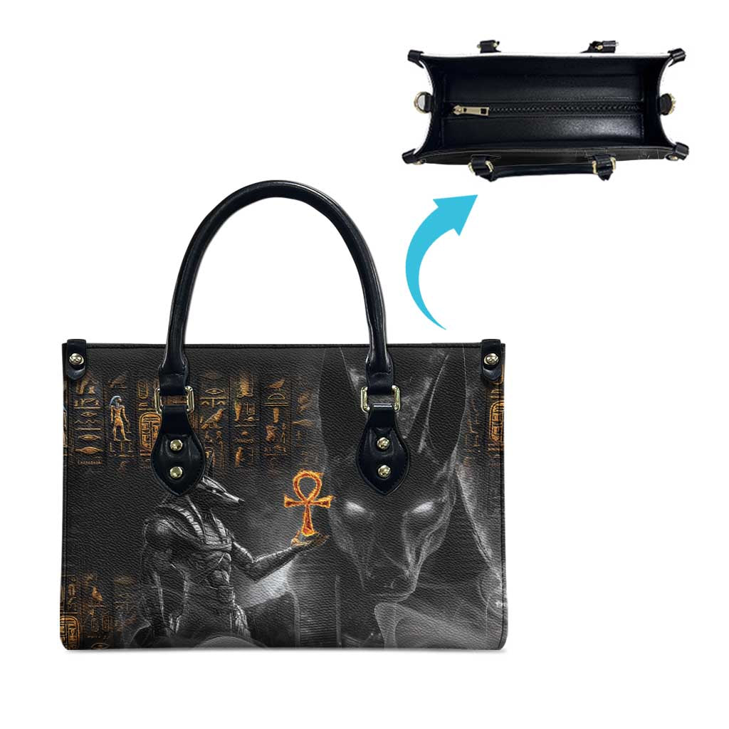 Mythical Anubis Leather Bag The Egyptian God of Death